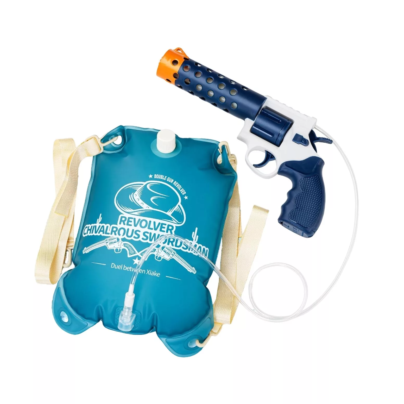 تفنگ آب پاش مدل هفت تیر شارژی طرح کوله پشتی کد 425 تفنگ آب پاش مدل هفت تیر شارژی طرح کوله پشتی کد 425
