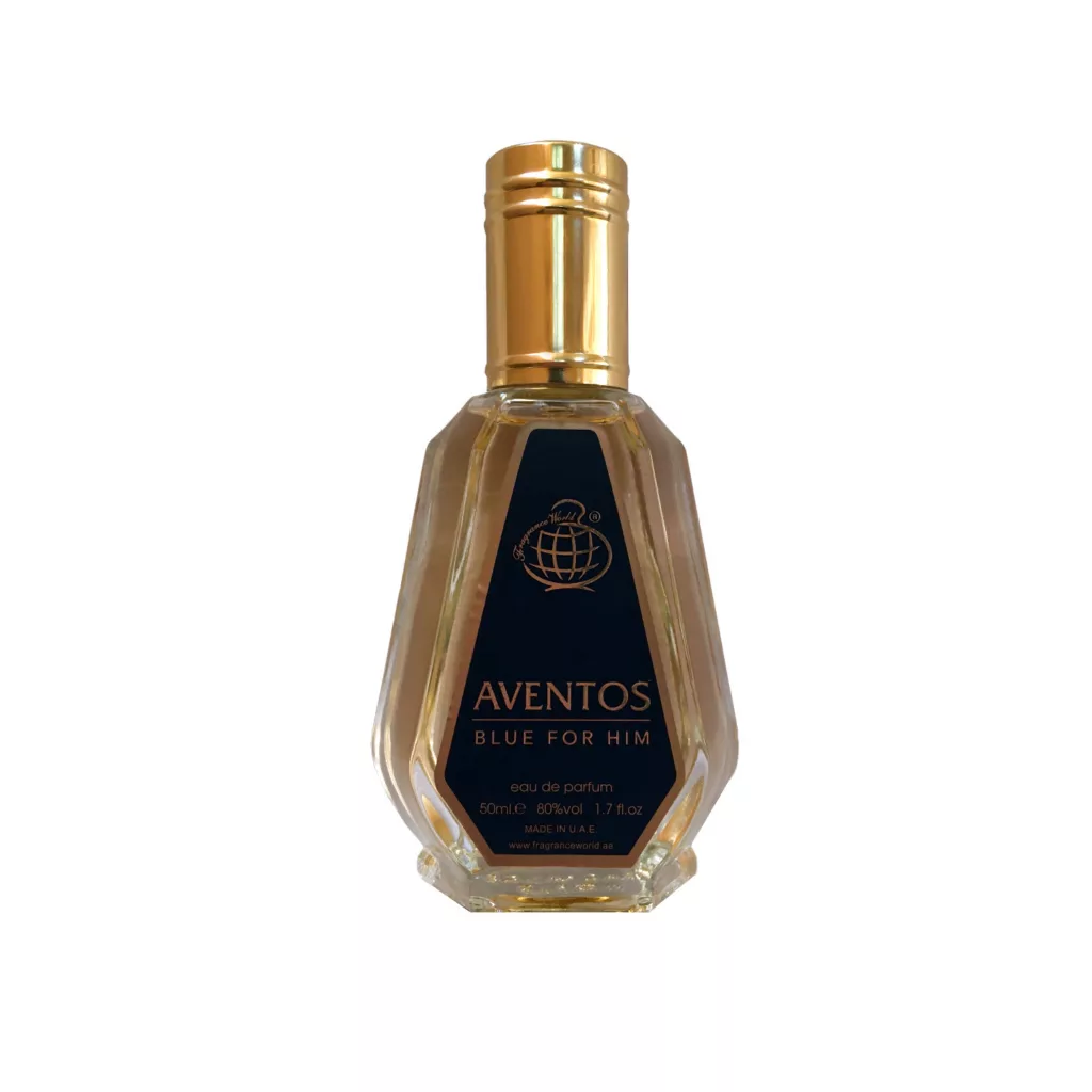 ادو پرفیوم مردانه فراگرنس ورد مدل Aventos Blue For Him حجم 50 میلی لیتر