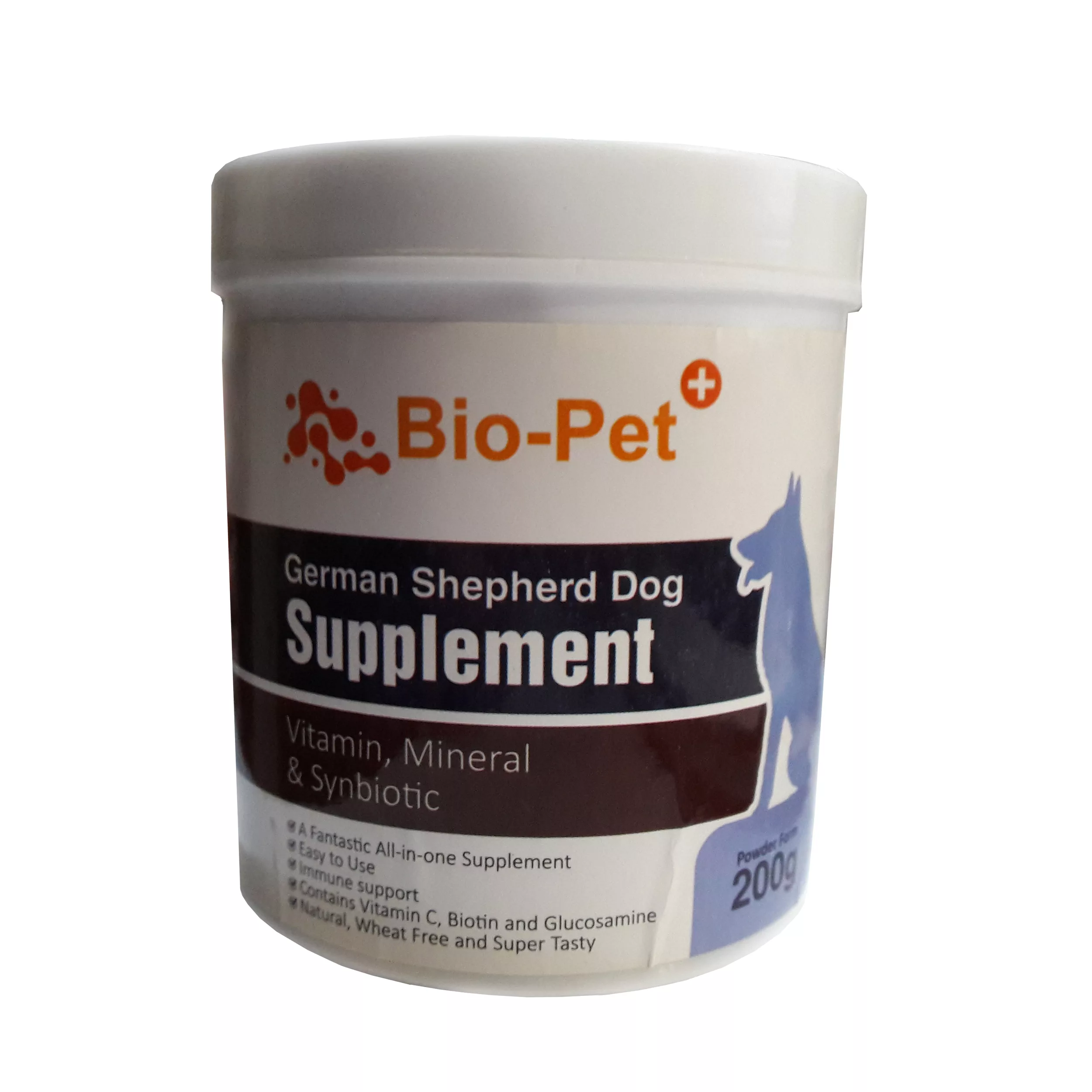 پودر مکمل بایو پت مدل German Shepherd Gog وزن 200 گرم پودر مکمل بایو پت مدل German Shepherd Gog وزن 200 گرم