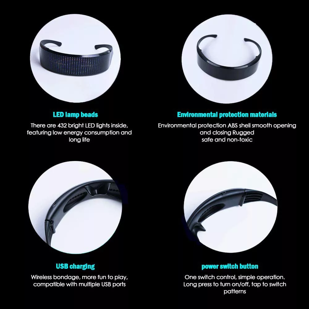 عینک محافظ چشم مدل Shining LED