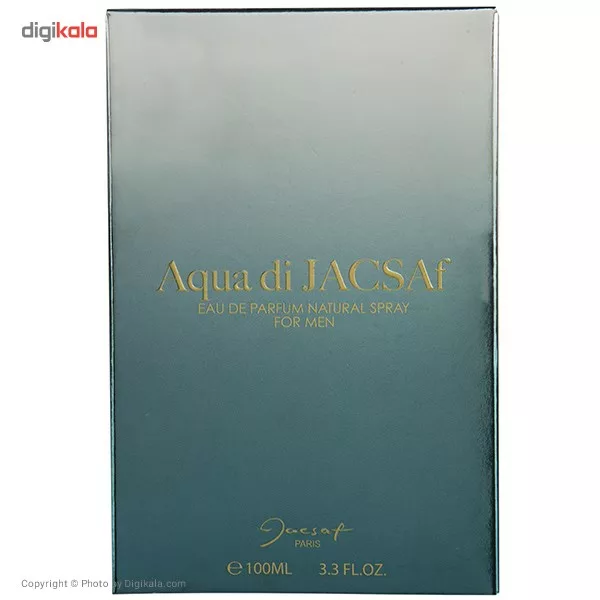 ادو پرفیوم مردانه ژک ساف مدل Aqua Di Jacsaf حجم 100 میلی لیتر