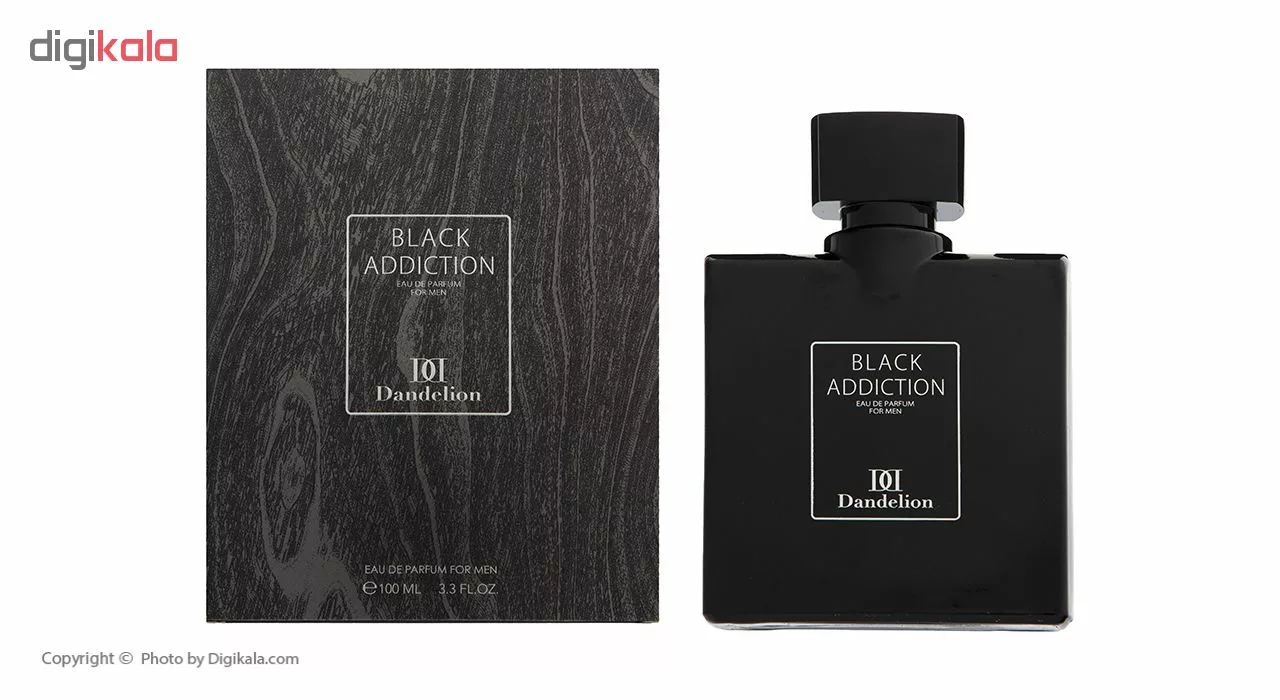 ادو پرفیوم مردانه دندلیون مدل Black Addiciton حجم 100 میلی لیتر