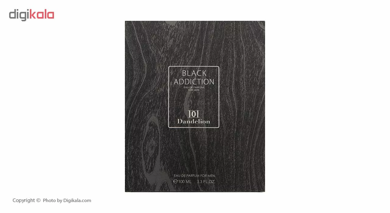 ادو پرفیوم مردانه دندلیون مدل Black Addiciton حجم 100 میلی لیتر