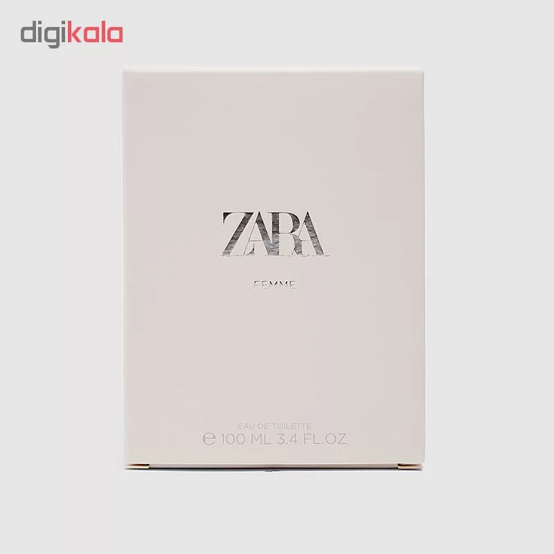 ادو تویلت زنانه زارا مدل FEMME کد 0037/277 حجم 100 میلی‌لیتر