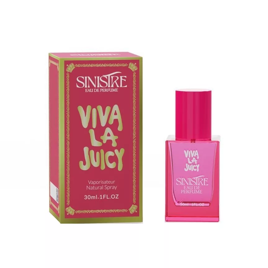 ادوپرفیوم زنانه سینیستر مدل Viva la Juicy با رایحه خنک و شیرین حجم 30 میلی‌لیتر