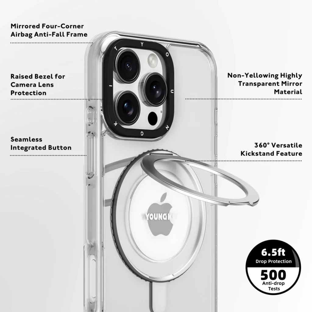 کاور یانگ کیت مدل Fulcrum series Rotating Bracket مناسب برای گوشی موبایل اپل iPhone 16 Pro Max
