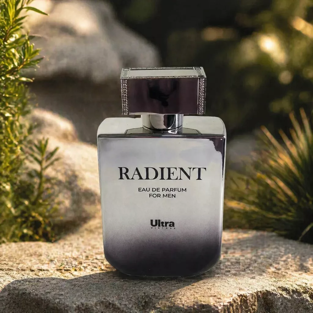 ادو پرفیوم مردانه اولترا ویرچوآل مدل Radient با رایحه تلخ حجم 100 میلی لیتر