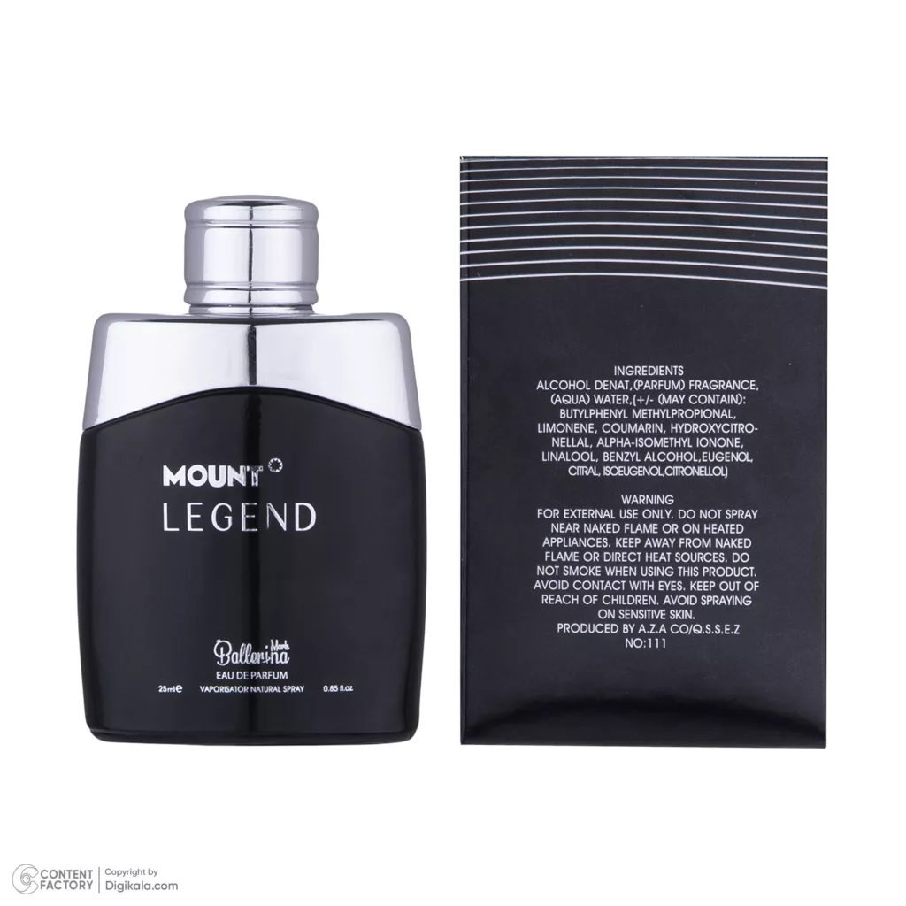 ادو پرفیوم مردانه بالرینا مدل Mount Legend حجم 25 میلی لیتر