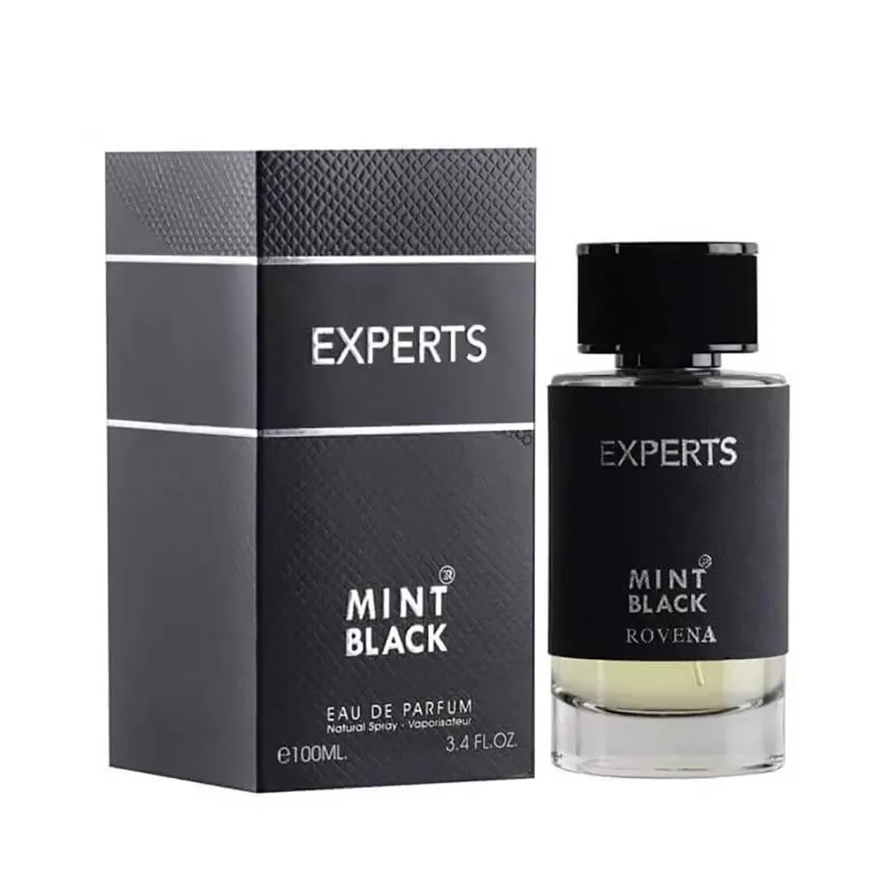 ادو پرفیوم مردانه روونا مدل MINT BLACK EXPERTS حجم 100 میلی لیتر