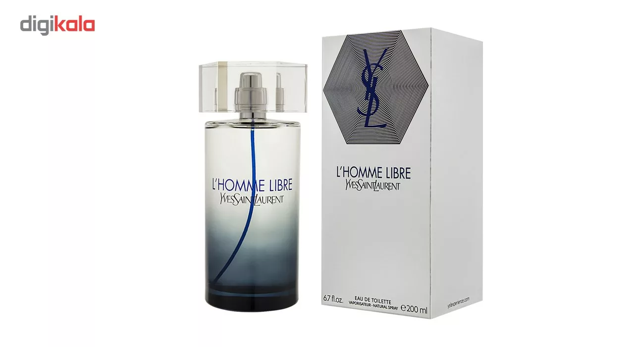 ادوتویلت مردانه ایو سن لوران مدل LHomme Libre حجم 200 میلی لیتر