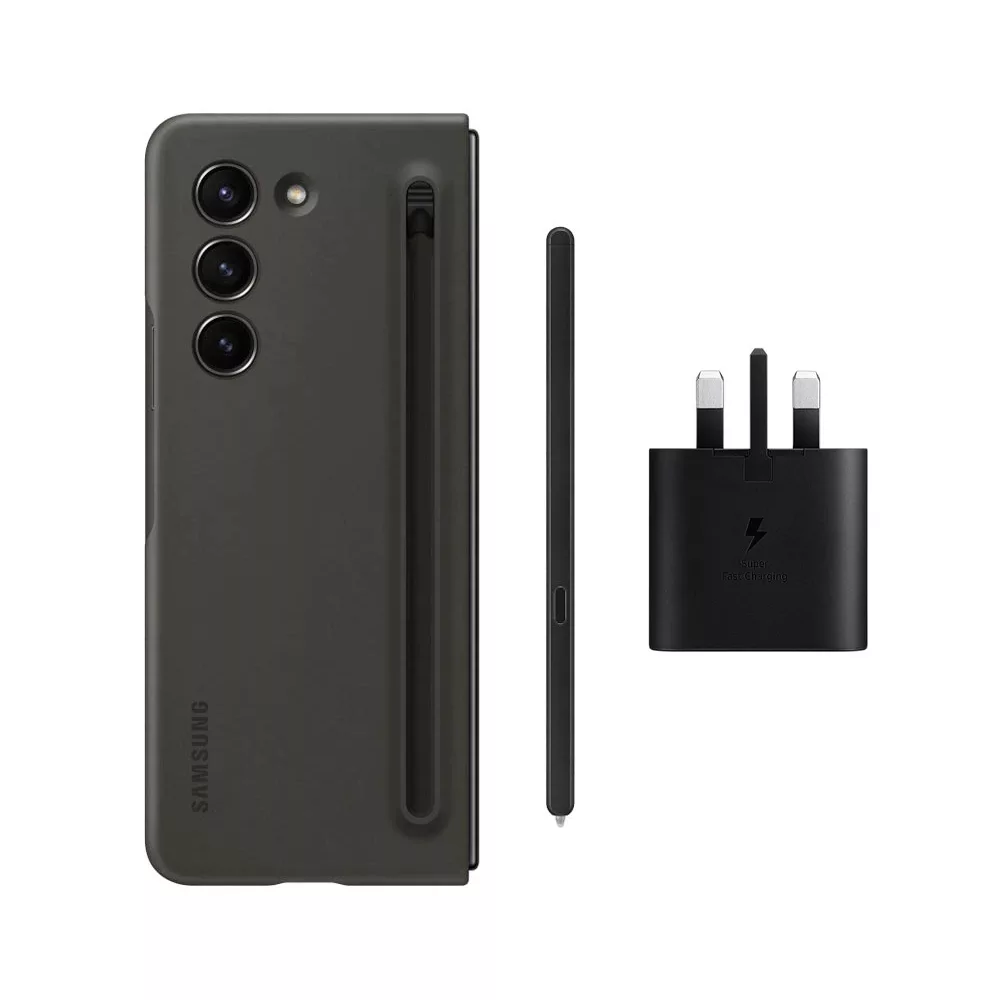 کاور سامسونگ مدل EF-OF94P مناسب برای گوشی موبایل سامسونگ Galaxy Z Fold5 به همراه قلم S Pen و شارژر