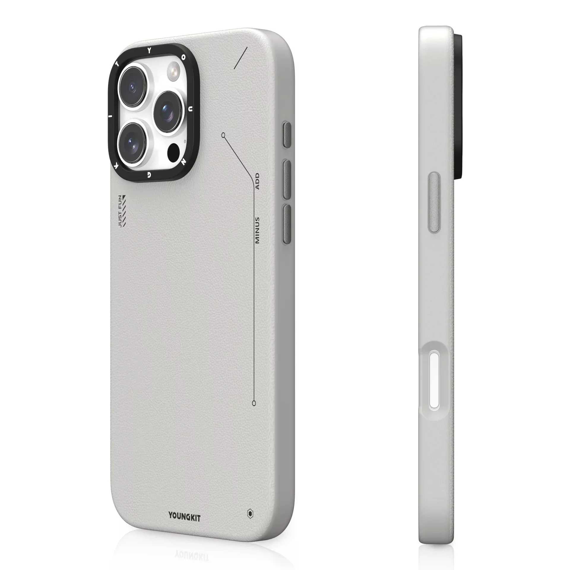 کاور یانگ کیت مدل Simple Matte Lether مناسب برای گوشی موبایل اپل iphone 16promax
