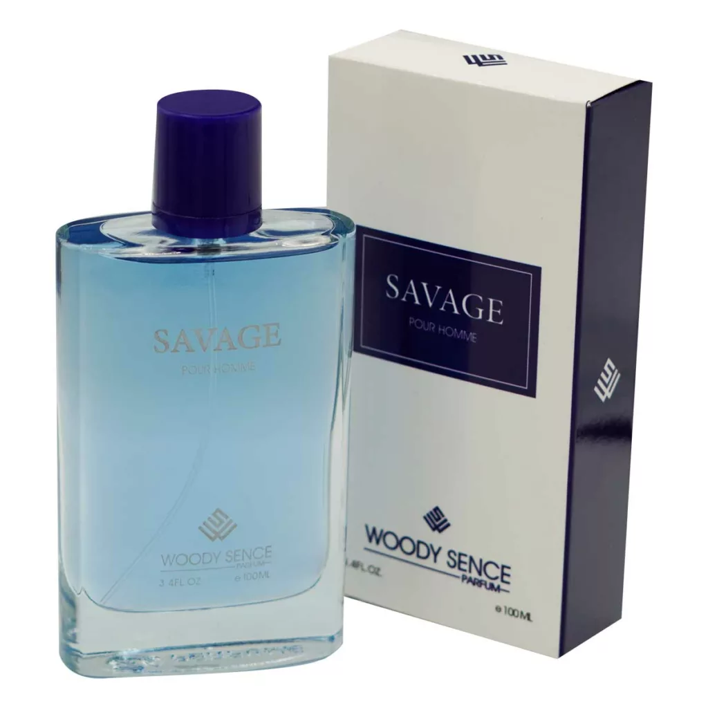 ادو پرفیوم مردانه وودی سنس مدل Savage  حجم 100 میلی لیتر