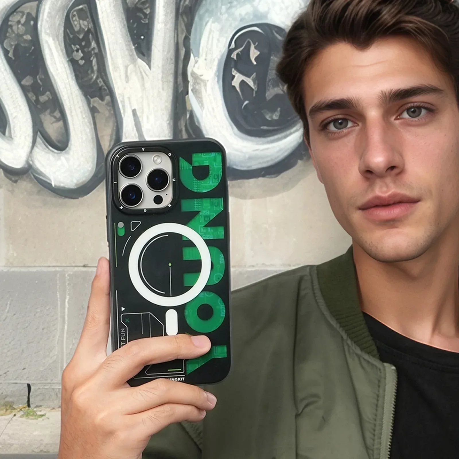 کاور یانگ کیت مدل Future Technology مناسب برای گوشی موبایل اپل Iphone 16 Pro Max
