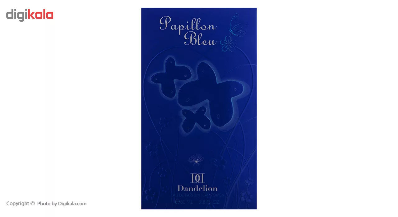 ادو پرفیوم زنانه دندلیون مدل Papillon Bleu حجم 80 میلی لیتر