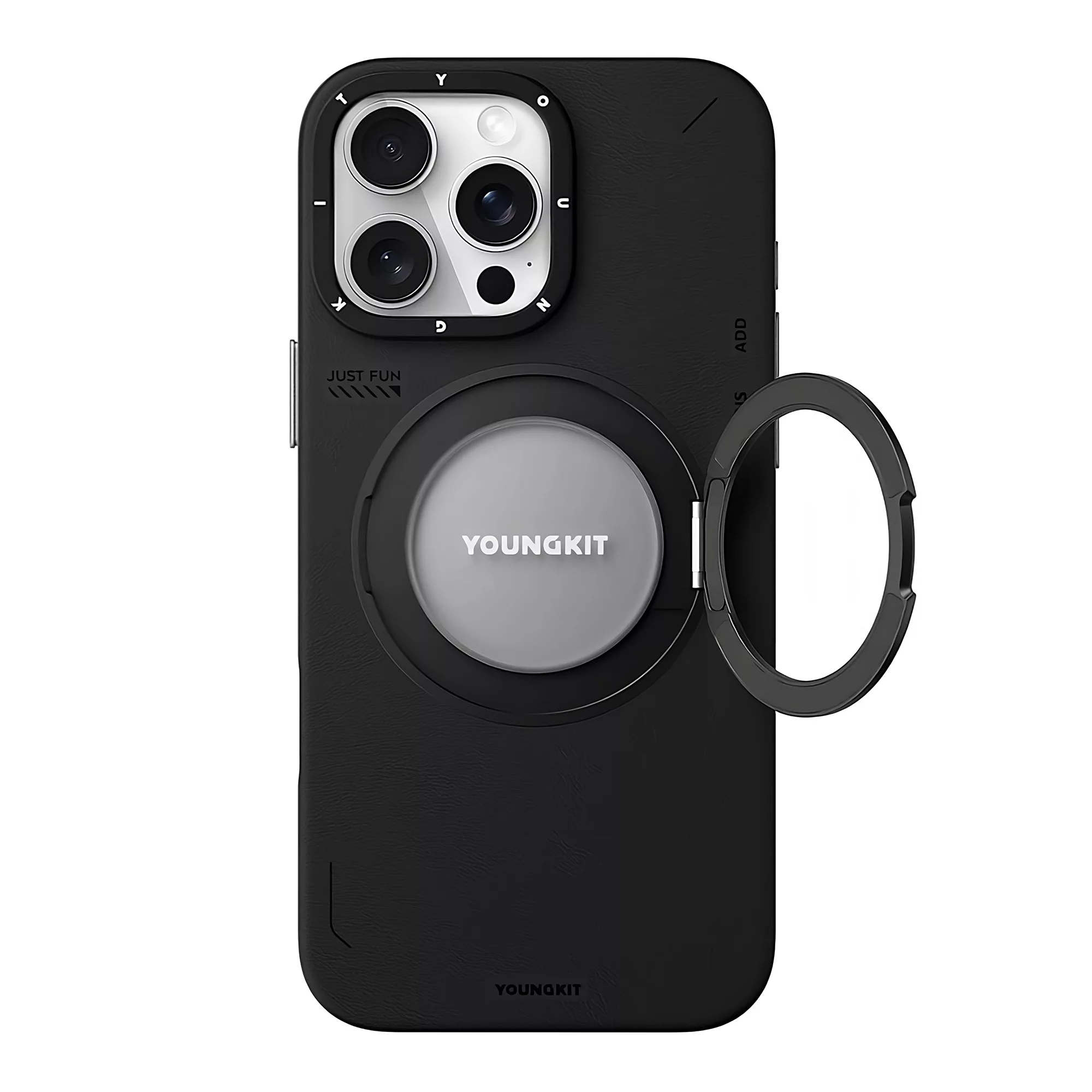 کاور یانگ کیت مدل Full Touch series Rotating Bracket مناسب برای گوشی موبایل اپل iPhone 16 pro max کاور یانگ کیت مدل Full Touch series Rotating Bracket مناسب برای گوشی موبایل اپل iPhone 16 pro max
