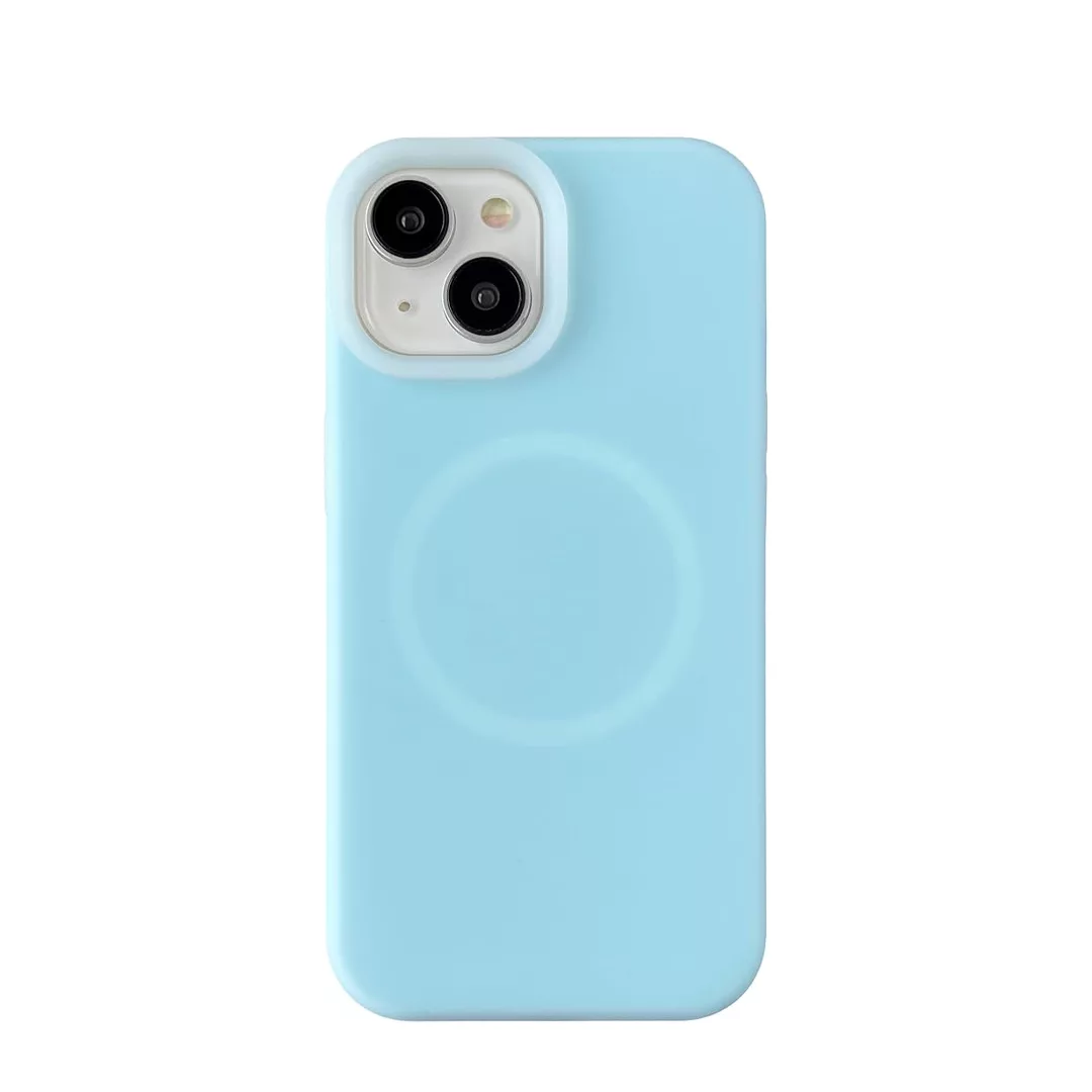 کاور طرح سیلیکون پاک کنی مگ سیف دار مناسب برای گوشی موبایل اپل IPHONE 15 PRO MAX