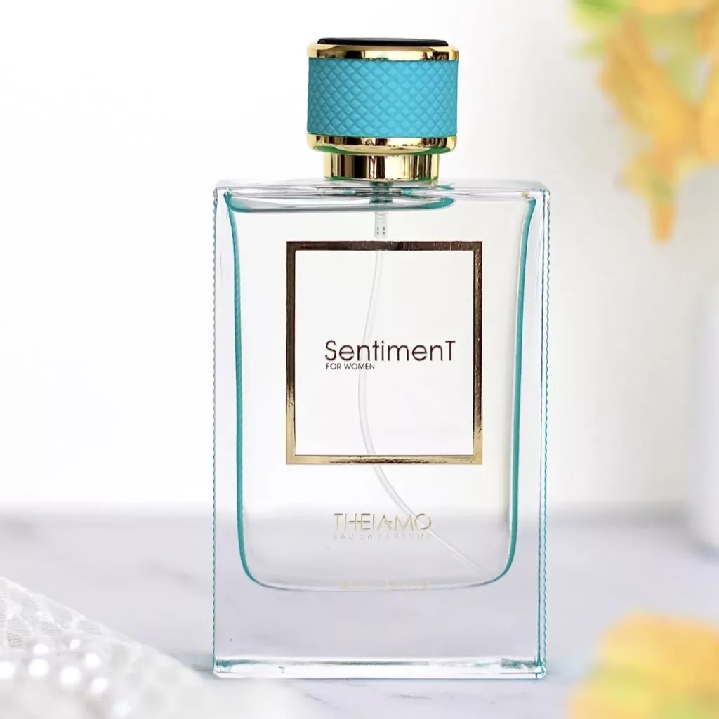 ادوپرفیوم زنانه تیامو مدل سنتیمنت با رایحه شیرین حجم 100 میلیلیتر