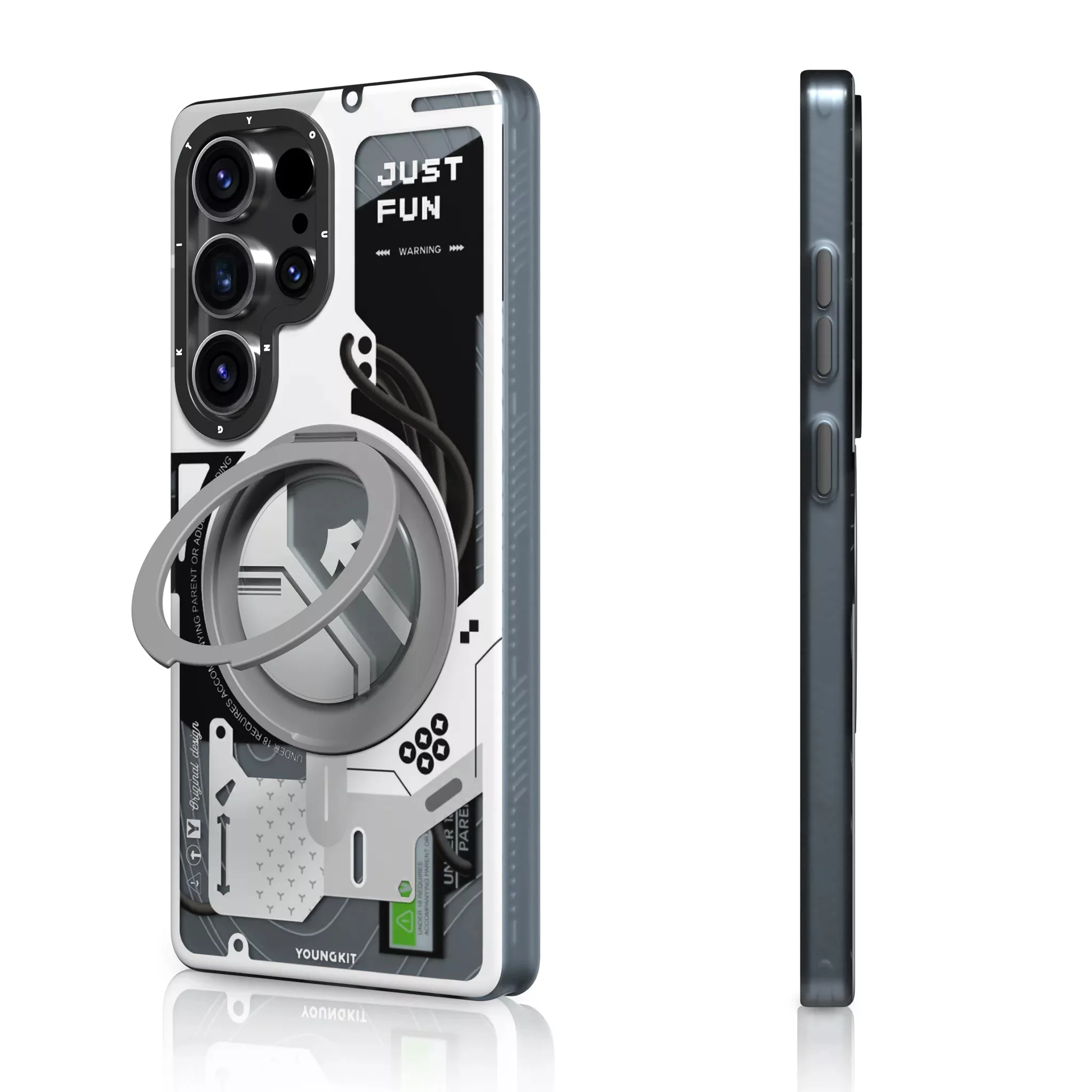کاور یانگ کیت مدل Cyberpunk 360° مناسب برای گوشی سامسونگ Galaxy S25Ultra
