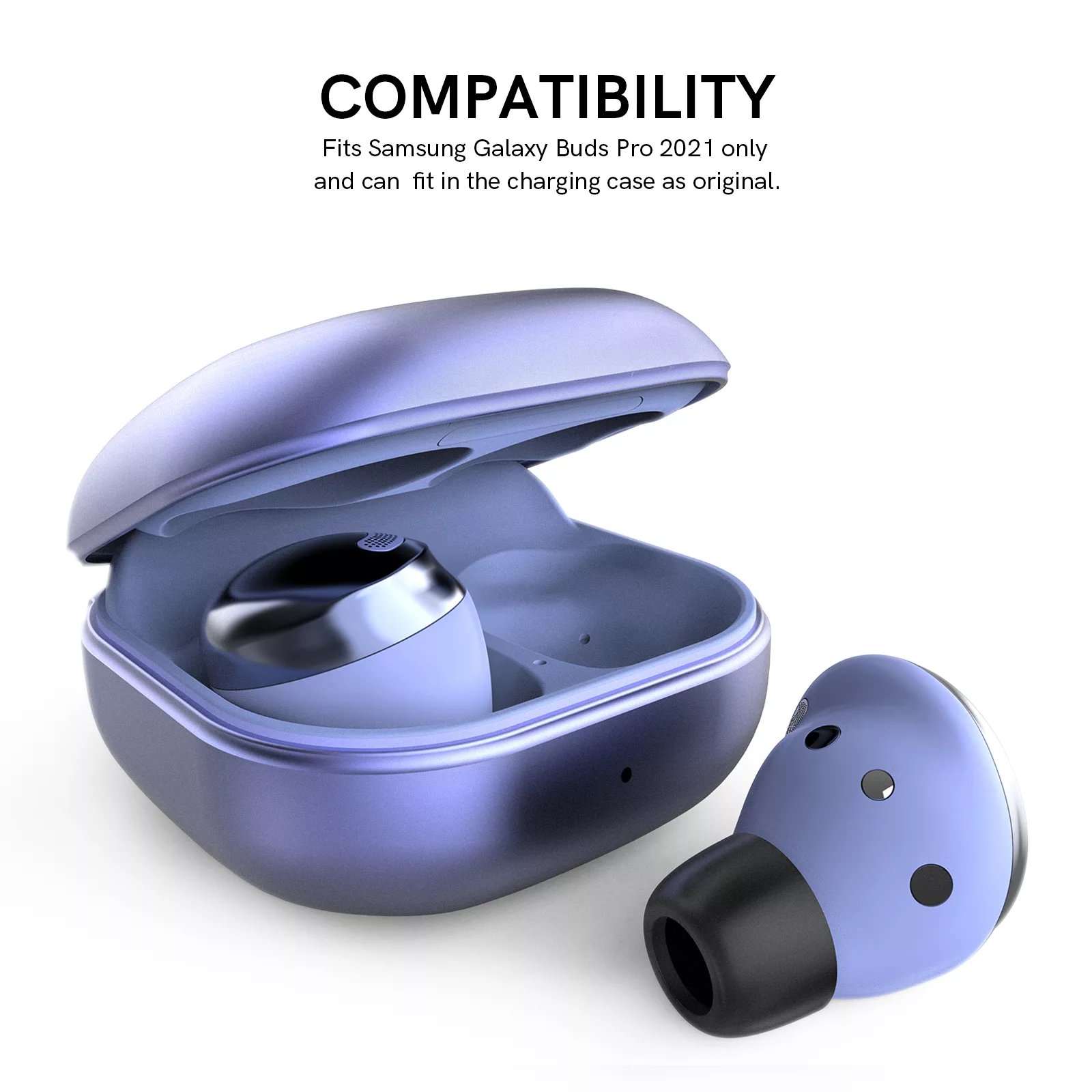 سری هندزفری آها استایل مدل wg36 مناسب برای هدفون Galaxy Buds pro بسته 6 عددی