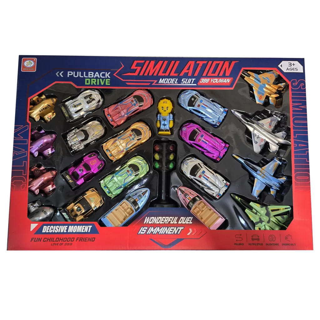 کیت 22 تکه ماشین بازی مدل SIMLILATION کد 399-869D