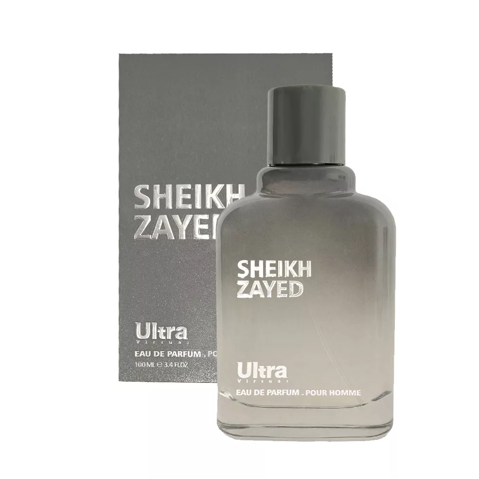 ادو پرفیوم مردانه اولترا ویرچوآل مدل Sheikh Zayed با رایحه خنک حجم 100 میلی لیتر