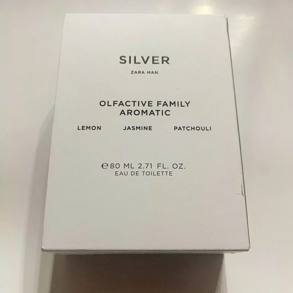 ادو تویلت مردانه زارا مدل SILVER  حجم 80 میلی لیتر