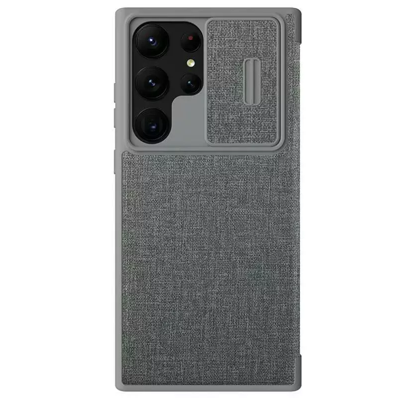 کیف کلاسوری نیلکین مدل Qin Pro Plain Cloth مناسب برای گوشی موبایل سامسونگ Galaxy S23 Ultra