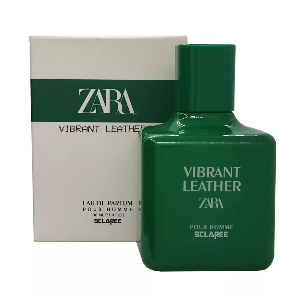 ادوپرفیوم مردانه اسکلاره مدل Vibrant Leather zara با رایحه گرم حجم 100 میلی لیتر