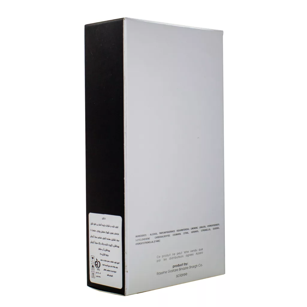 ادو پرفیوم مردانه نایس پاپت مدل Azzaro Silver Black حجم 100 میلی لیتر