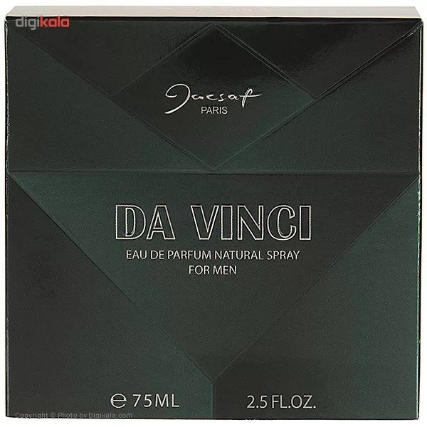 ادو پرفیوم مردانه ژک ساف مدل Da Vinci حجم 75 میلی لیتر