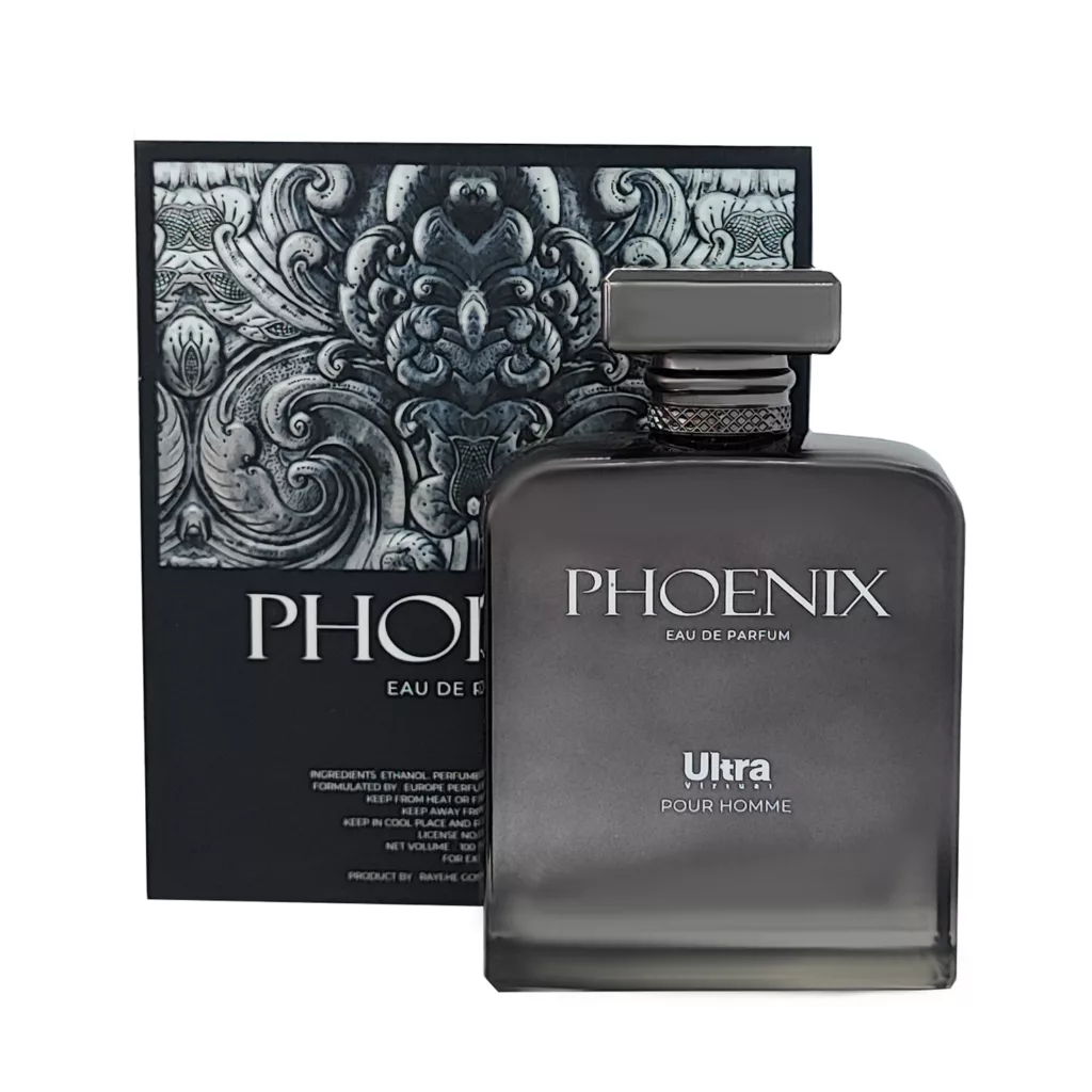ادو پرفیوم مردانه اولترا ویرچوآل مدل phonix با رایحه خنک حجم 100 میلی لیتر