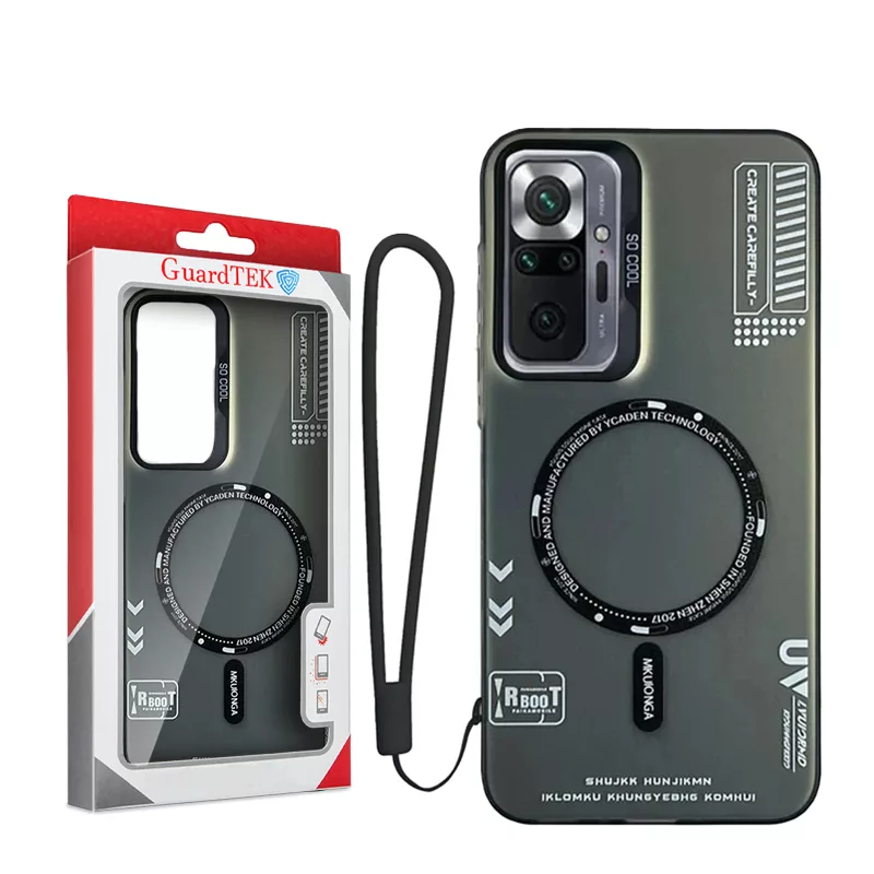 کاور گاردتک آساک مدل Socool_Strap مناسب برای گوشی موبایل شیائومی Redmi Note 10 Pro به همراه بند آویز