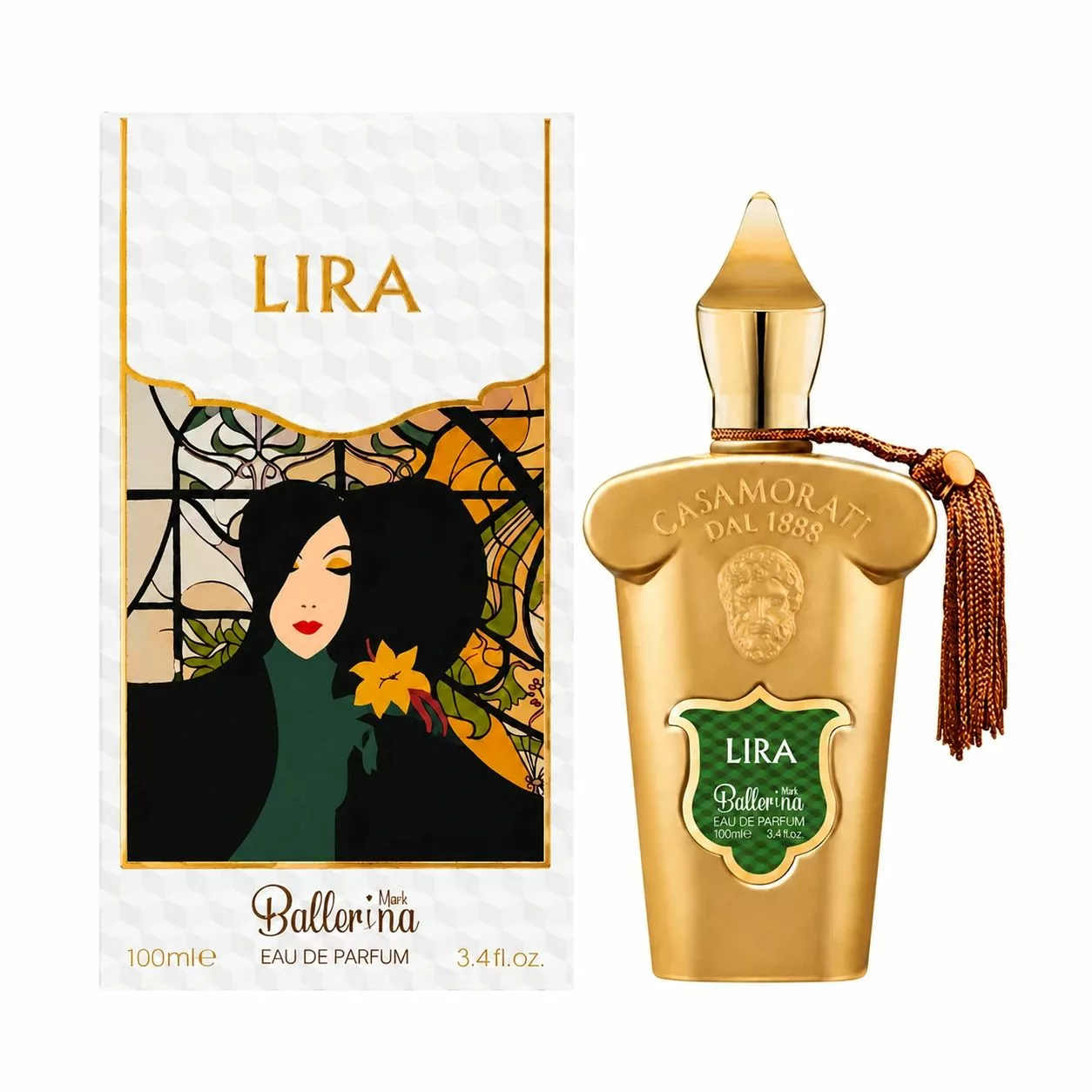 ادوپرفیوم زنانه بالرینا مدل LIRA با رایحه گرم حجم 100 میلیلیتر ادوپرفیوم زنانه بالرینا مدل LIRA با رایحه گرم حجم 100 میلیلیتر