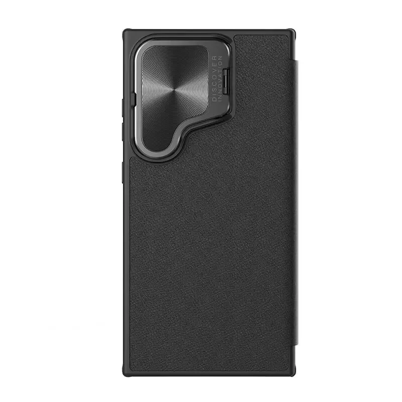 کیف کلاسوری نیلکین مدل Qin Prop Leather Classic Cloth مناسب برای گوشی موبایل سامسونگ Galaxy S24 Ultra