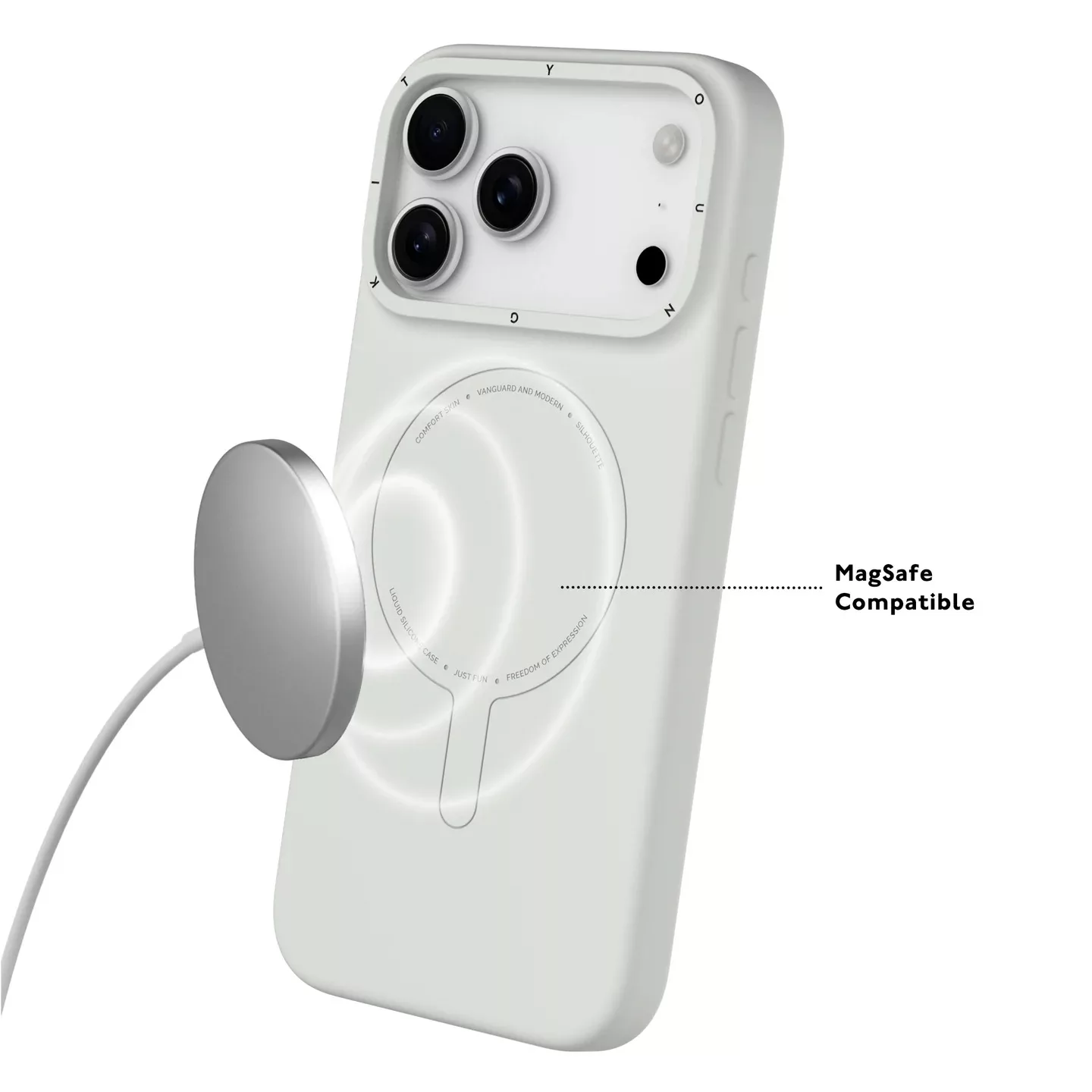 کاور یانگ کیت مدل Morandi Silicone مناسب برای گوشی موبایل اپل Iphone 17 Pro