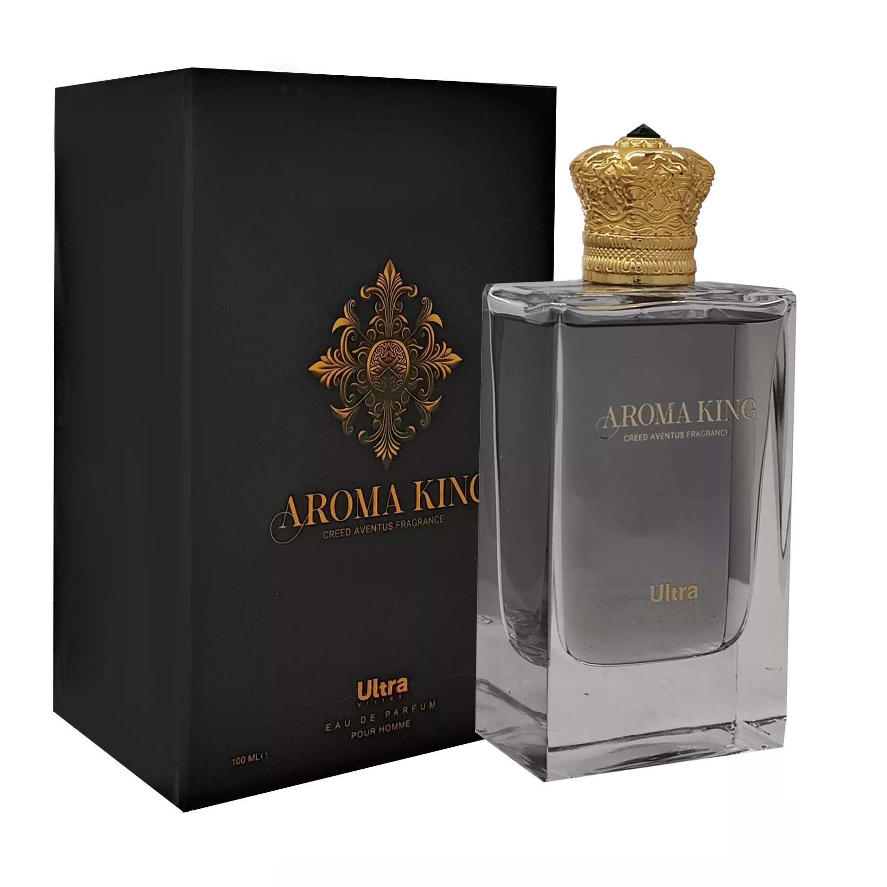 ادوپرفیوم مردانه اولترا ویرچوآل مدل Creed Aventus Aroma King حجم 100 میلی لیتر ادوپرفیوم مردانه اولترا ویرچوآل مدل Creed Aventus Aroma King حجم 100 میلی لیتر