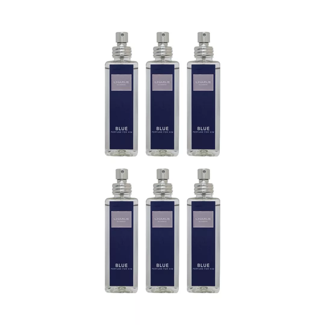 ادو تویلت مردانه چارلی مدل blue حجم 100 میلی لیتر مجموعه 6 عددی ادو تویلت مردانه چارلی مدل blue حجم 100 میلی لیتر مجموعه 6 عددی