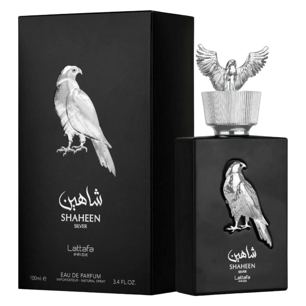 ادو پرفیوم مردانه لطافه مدل شاهین با رایحه خنک و تند حجم 100 میلی لیتر