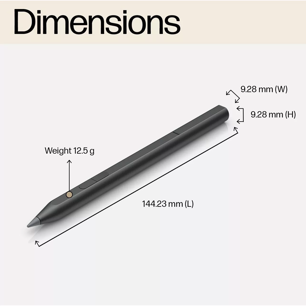 قلم لمسی اچپی مدل MPP 2.0 TILT PEN
