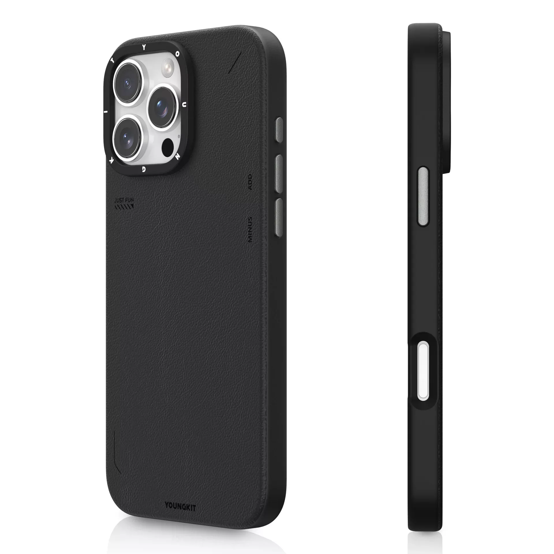 کاور یانگ کیت مدل Simple Matte Lether مناسب برای گوشی موبایل اپل iphone 16promax