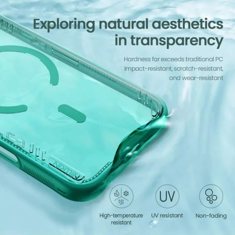 کاور نیلکین مدل Iceblade Prop Frame Transparent Lens Magnetic مناسب برای گوشی موبایل اپل iPhone 17 Pro