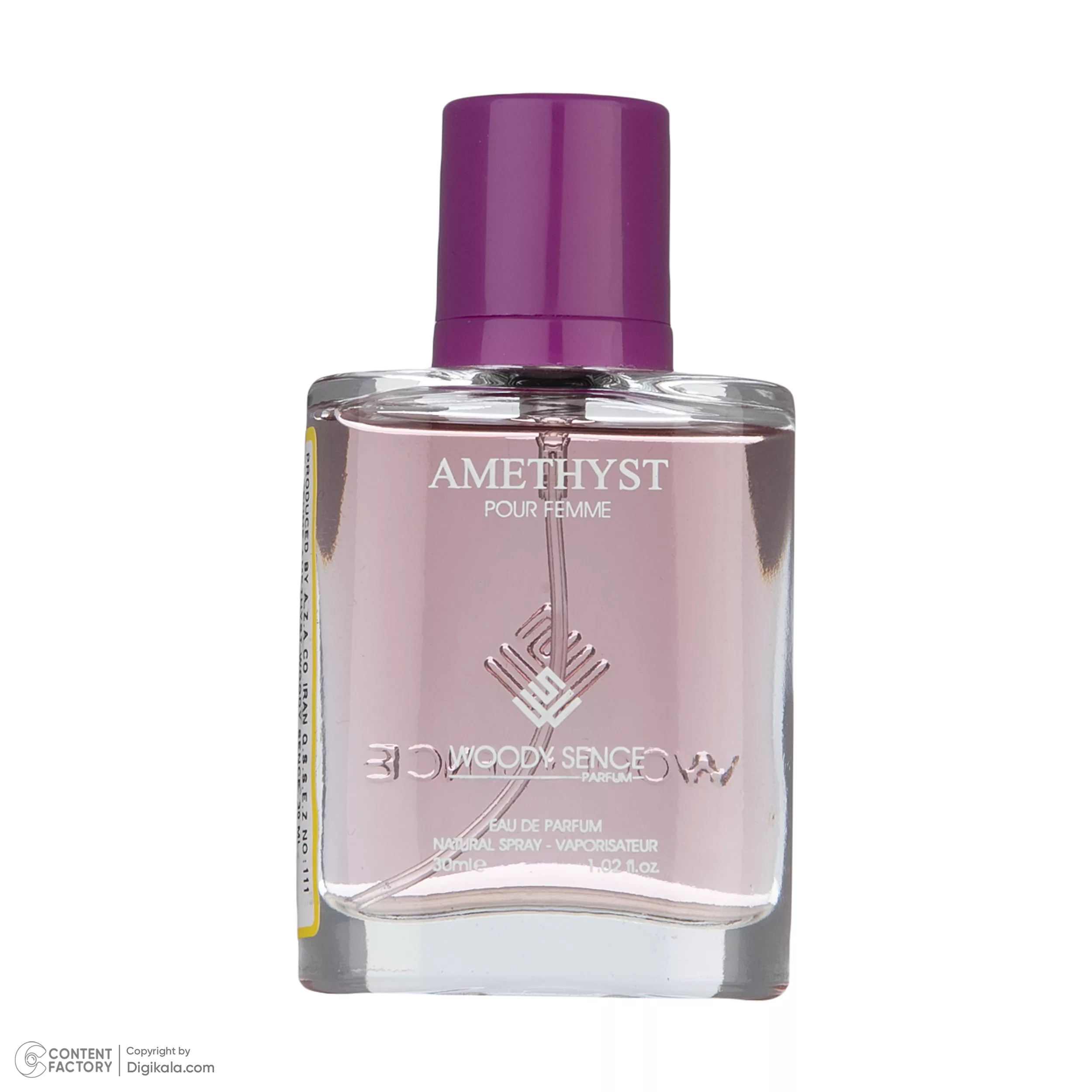 ادوپرفیوم زنانه وودی سنس مدل Amethyst  حجم 30 میلی‌لیتر
