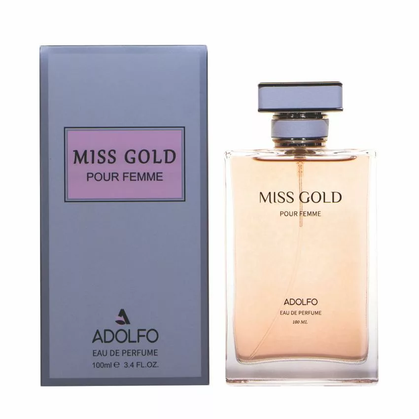 ادو پرفیوم زنانه آدولفو مدل miss gold حجم 100 میلی لیتر