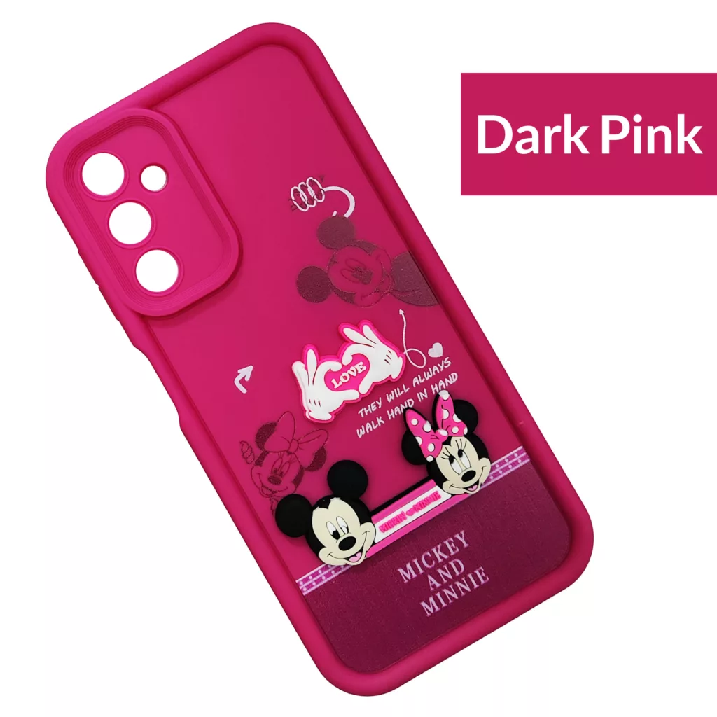 کاور موفی مدل Silicone Puffer Minni Mouse Strap مناسب برای گوشی موبایل سامسونگ Galaxy A54 به همراه بندآویز