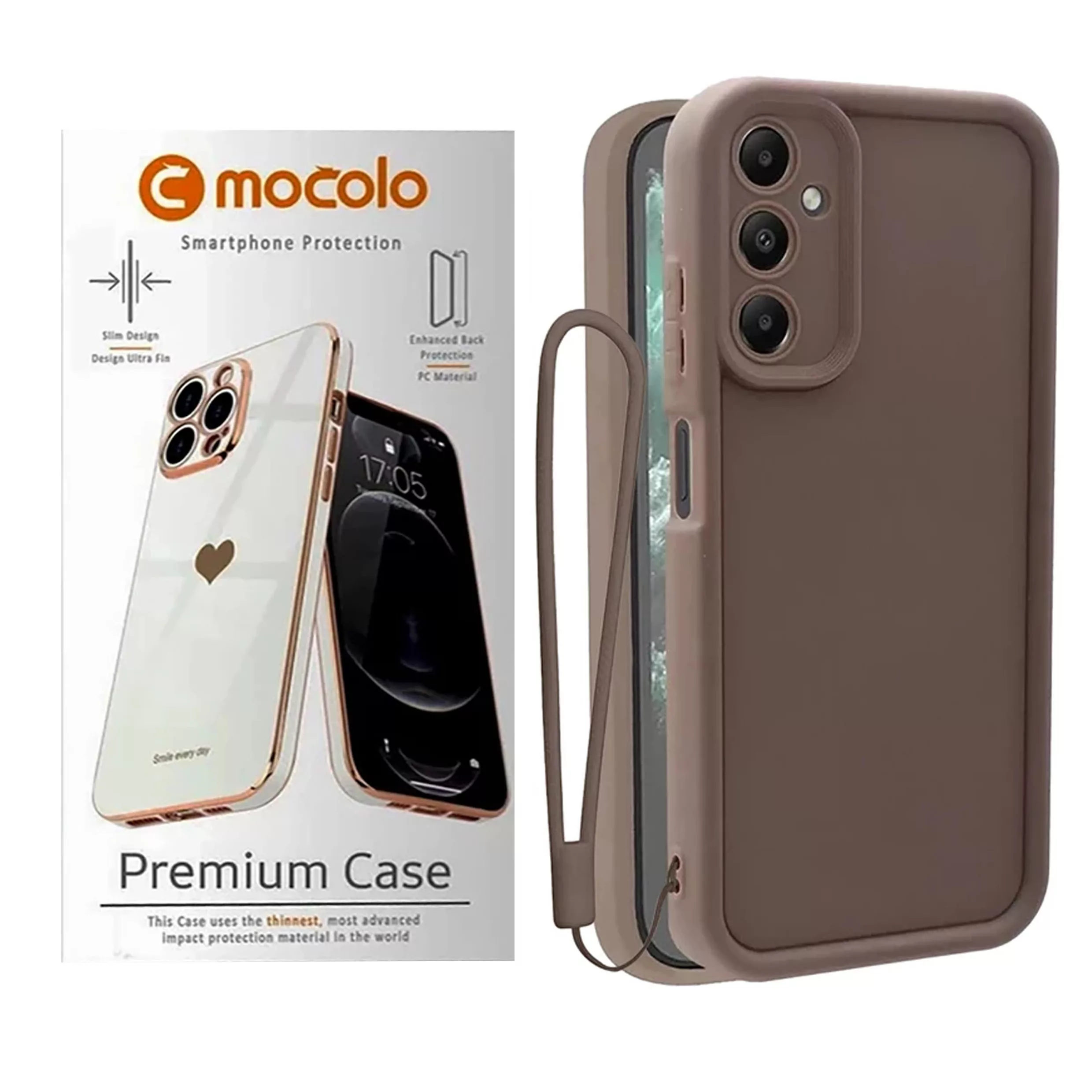 کاور موکولو مدل Silicone Puffer Strap مناسب برای گوشی موبایل سامسونگ Galaxy A25 به همراه بند آویز