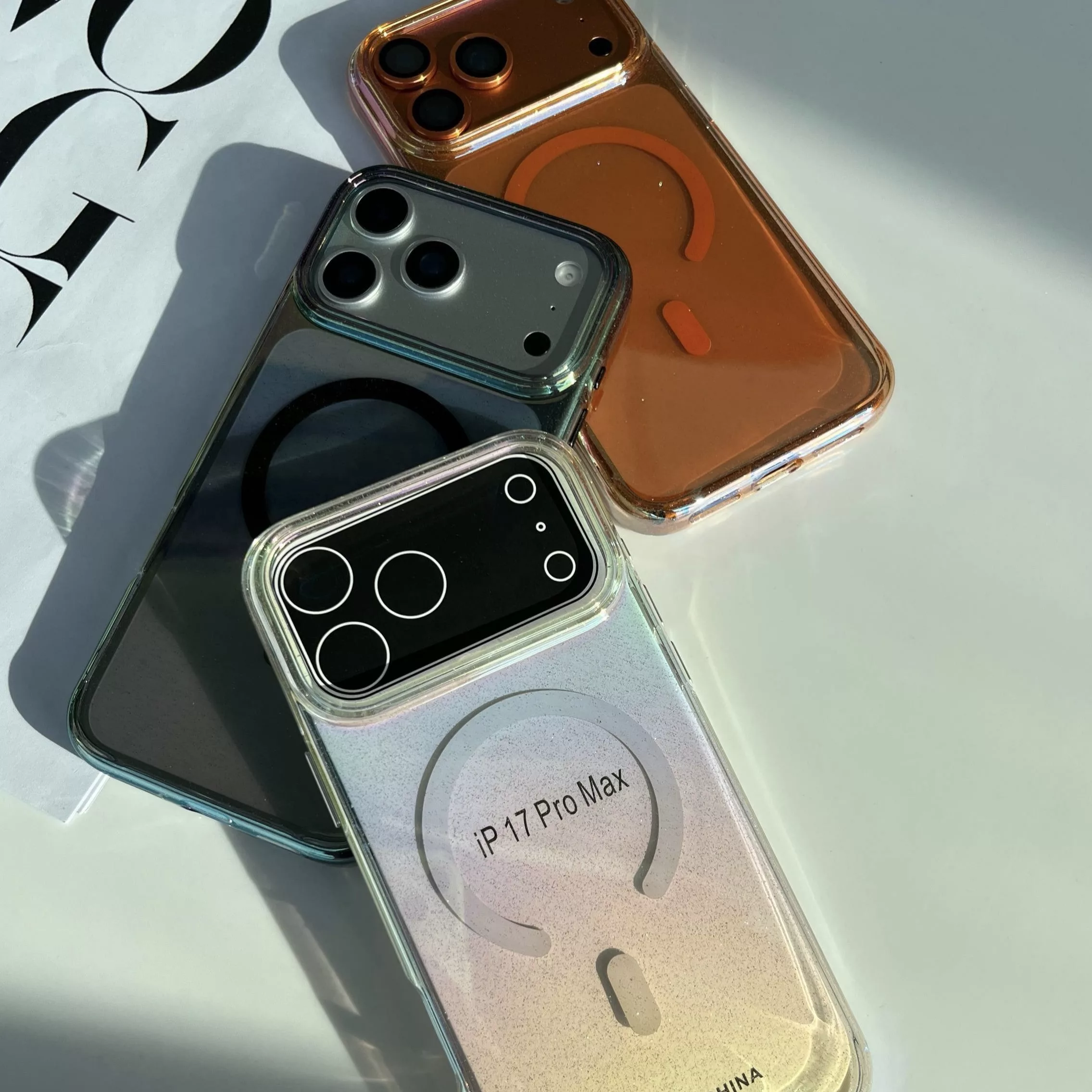 کاور مدل هلوگرامی طرح مگ سیف مناسب برای گوشی موبایل اپل Iphone 17 pro
