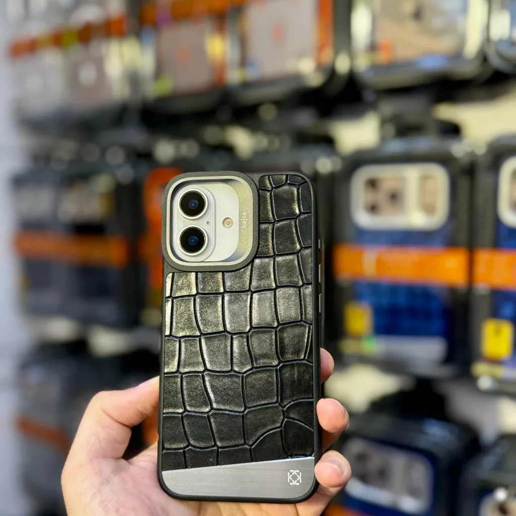 کاور کاجسا مدل Metallic Croco کد Z1 مناسب برای گوشی موبایل اپل iphone 17