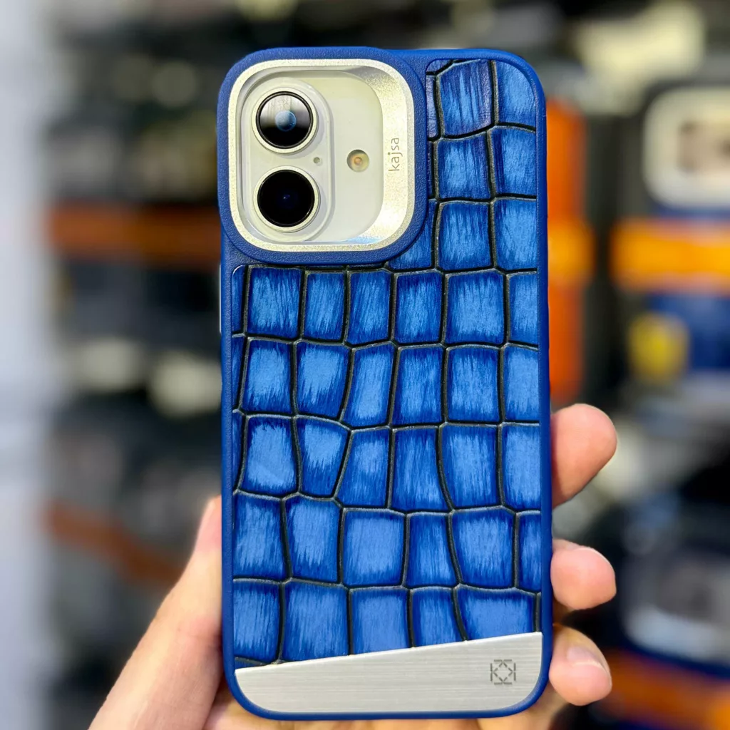 کاور کاجسا مدل Metallic Croco کد Z2 مناسب برای گوشی موبایل اپل iphone 17