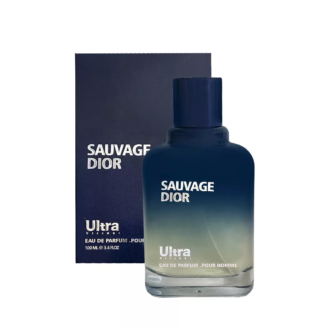 ادو پرفیوم مردانه اولترا ویرچوآل مدل Sauvage diorبا رایحه تند حجم 100 میلی لیتر
